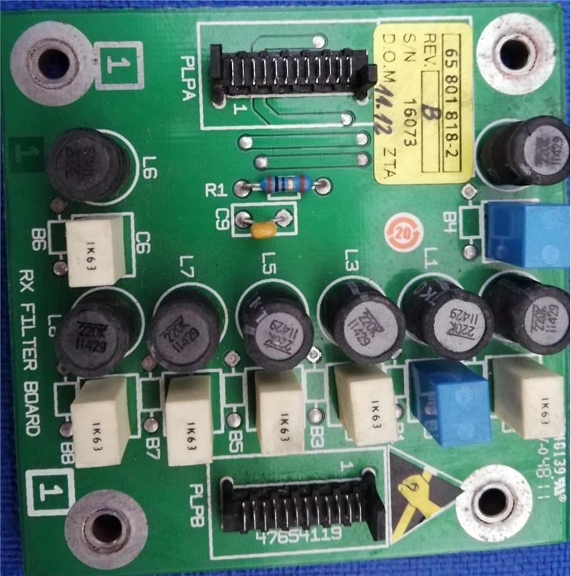 65801818 RX FILTER BOARD