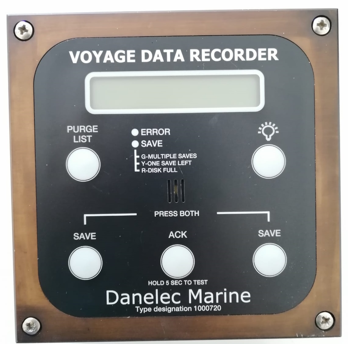 VOYAGE DATA RECORDER ALARM UNIT1000720